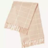 Minna Peach Grid Towel