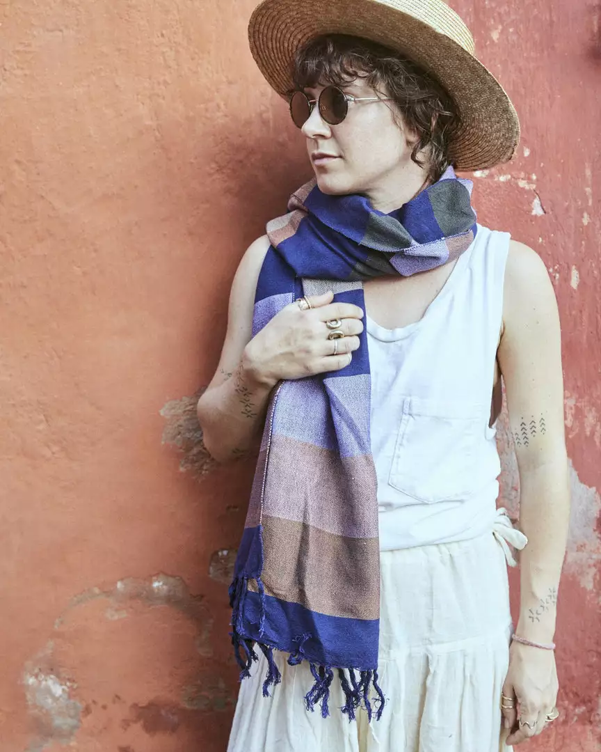 Minna Plum Scarf 2 Minna Plum Scarf