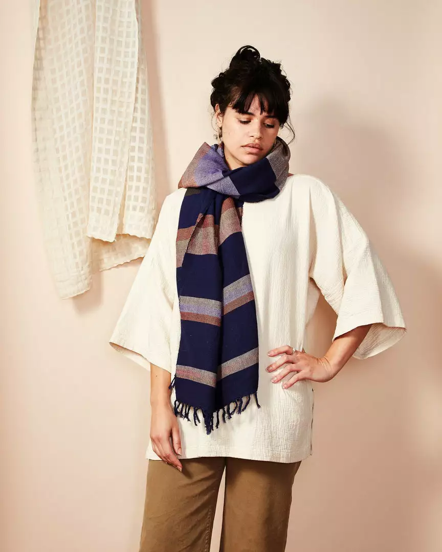 Minna Plum Scarf 1 Minna Plum Scarf