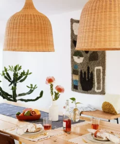 Minna Shapes Table Runner - Blue Best Sellers 12 Minna Shapes Table Runner - Blue Best Sellers