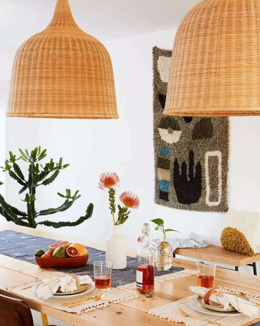 Minna Shapes Table Runner - Blue Best Sellers 6 Minna Shapes Table Runner - Blue Best Sellers