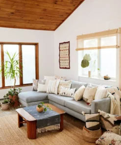 Minna Shapes Table Runner - Blue Best Sellers 11 Minna Shapes Table Runner - Blue Best Sellers