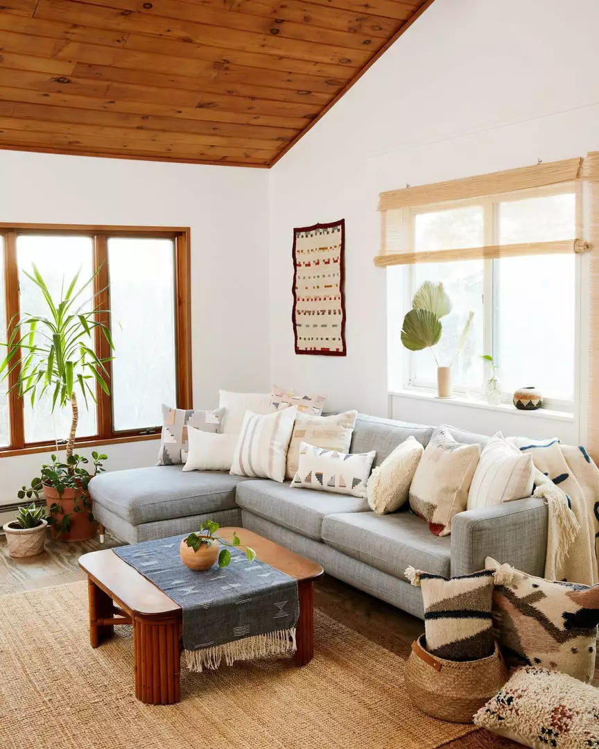 Minna Shapes Table Runner - Blue Best Sellers 5 Minna Shapes Table Runner - Blue Best Sellers