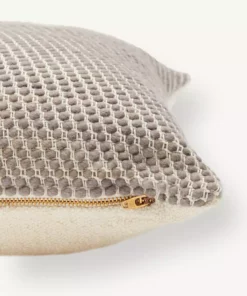 Minna Home Goods Sheila Merino Throw Pillow - Fog