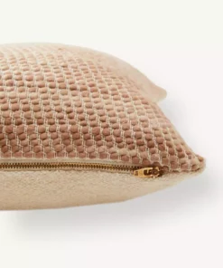 Minna Sheila Merino Throw Pillow - Salmon Home Goods