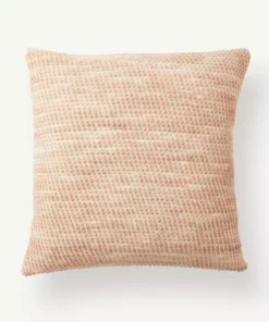 Minna Sheila Merino Throw Pillow - Salmon Home Goods