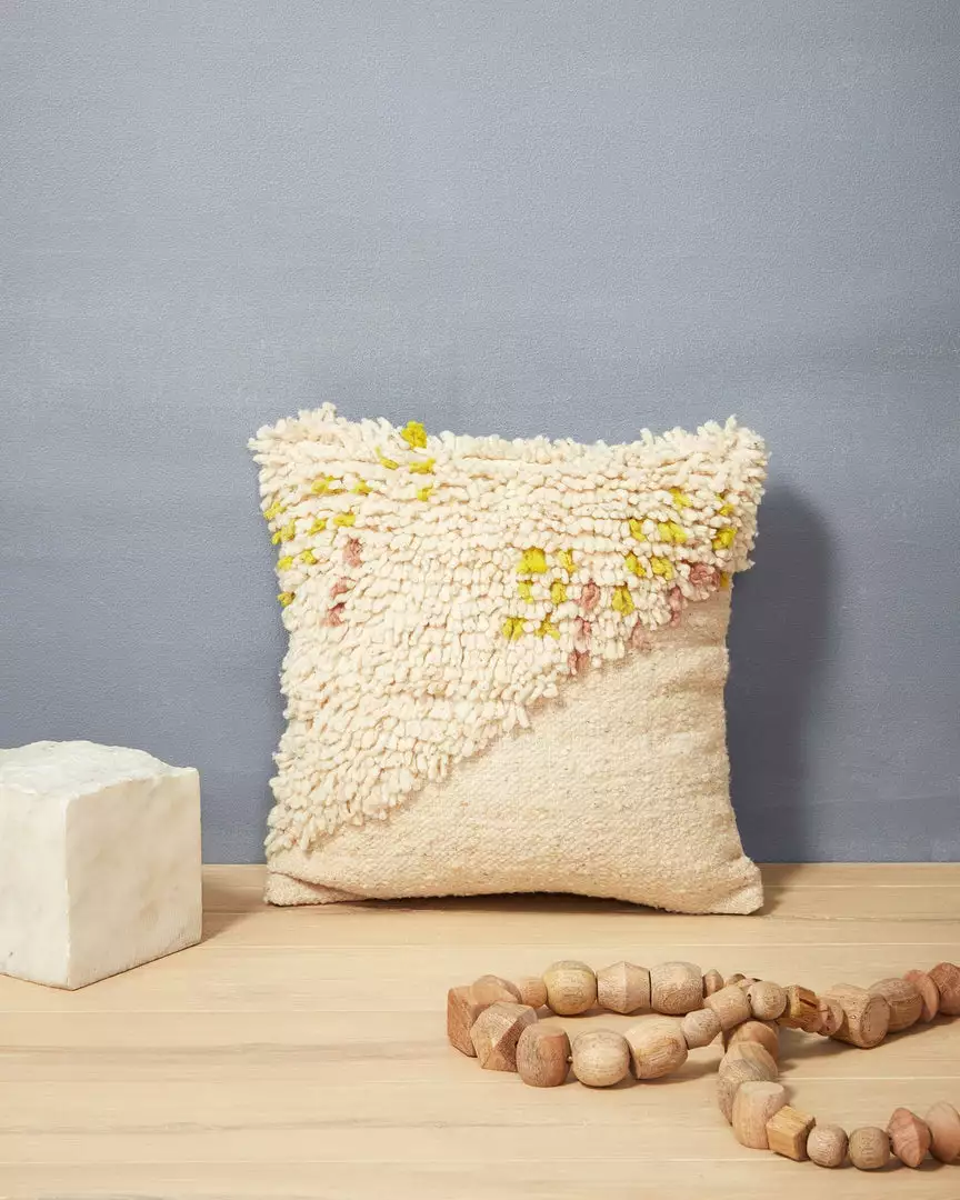 Minna Split Shag Pillow 1 Minna Split Shag Pillow