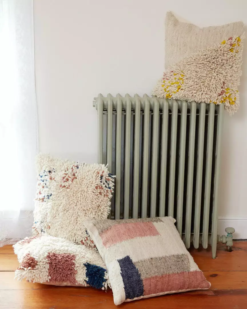 Minna Split Shag Pillow 5 Minna Split Shag Pillow