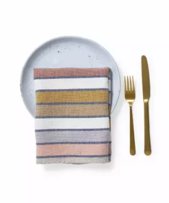Minna Sunrise Stripe Napkin Set Kitchen + Dining