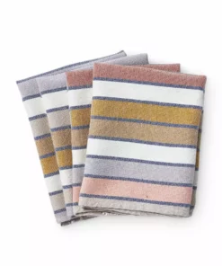 Minna Sunrise Stripe Napkin Set Kitchen + Dining