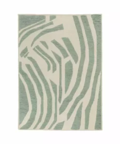 Kiliim Mint Markings Wool Rug