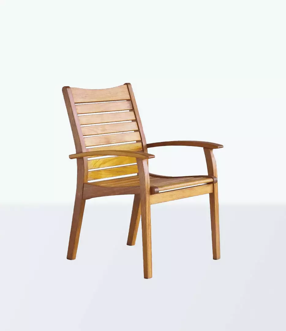 Masaya & Co. Furniture Miramar Outdoor Arm Dining Chair 1 Masaya & Co. Furniture Miramar Outdoor Arm Dining Chair