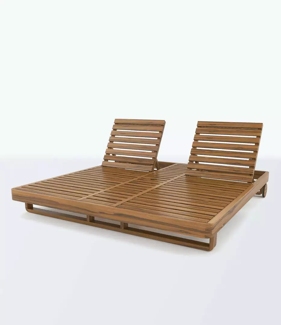 Masaya & Co. Furniture Miramar Outdoor Double Chaise Lounge 1 Masaya & Co. Furniture Miramar Outdoor Double Chaise Lounge