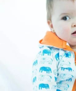 Mirasa Design Baby Elephant Hoodie - Orange 10 Mirasa Design Baby Elephant Hoodie - Orange