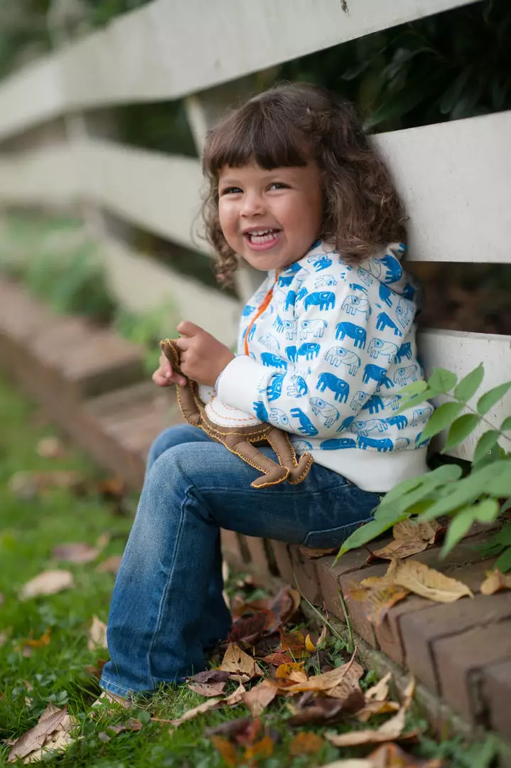 Mirasa Design Baby Elephant Hoodie - Orange 4 Mirasa Design Baby Elephant Hoodie - Orange