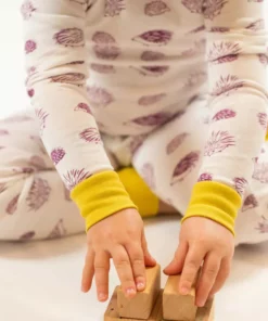 Mirasa Design Kids' Porcupine Pajama Set - Fuchsia + Celery Kids' + Baby 8 Mirasa Design Kids' Porcupine Pajama Set - Fuchsia + Celery Kids' + Baby