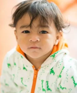 Mirasa Design Baby Giraffe Hoodie - Orange