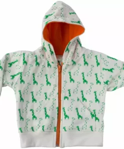 Mirasa Design Baby Giraffe Hoodie - Orange