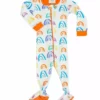 Mirasa Design Baby Footed Rainbow Onesie Kids' + Baby