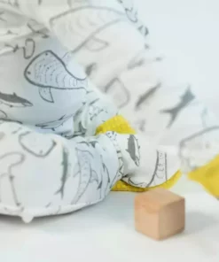 Mirasa Design Baby Footed Shark Onesie Kids' + Baby 6 Mirasa Design Baby Footed Shark Onesie Kids' + Baby