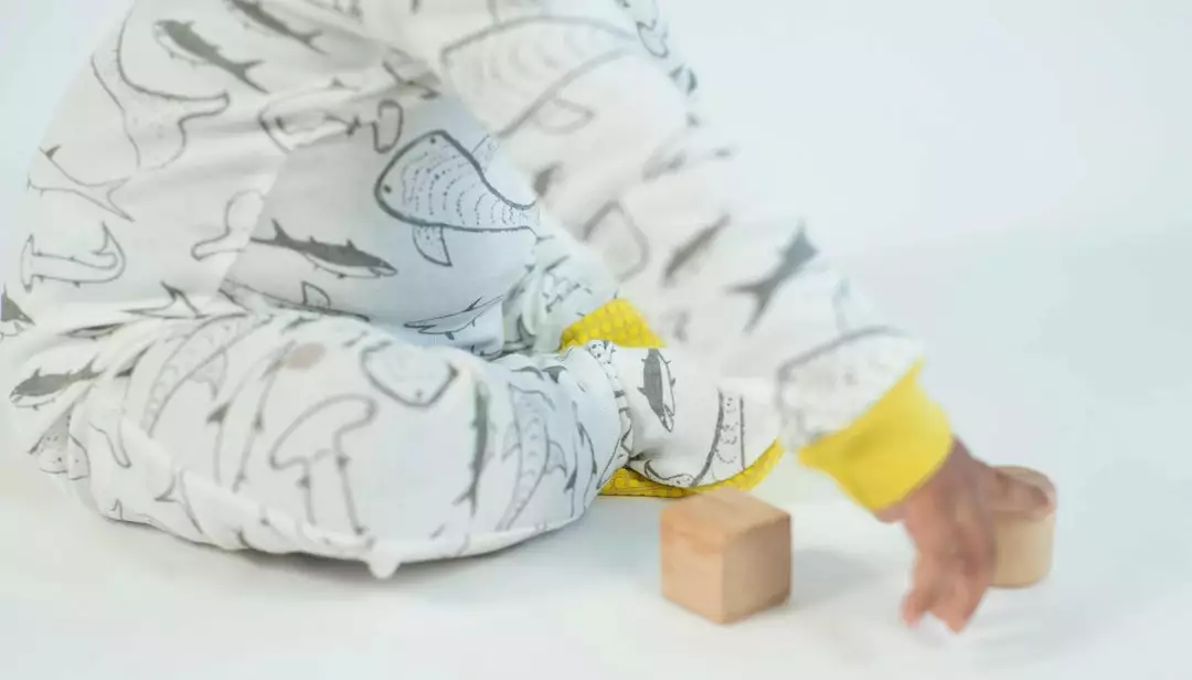 Mirasa Design Baby Footed Shark Onesie Kids' + Baby 3 Mirasa Design Baby Footed Shark Onesie Kids' + Baby