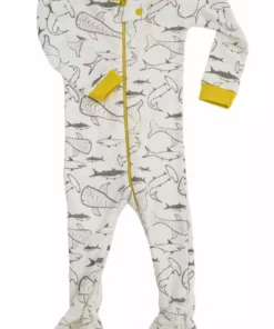 Mirasa Design Baby Footed Shark Onesie Kids' + Baby