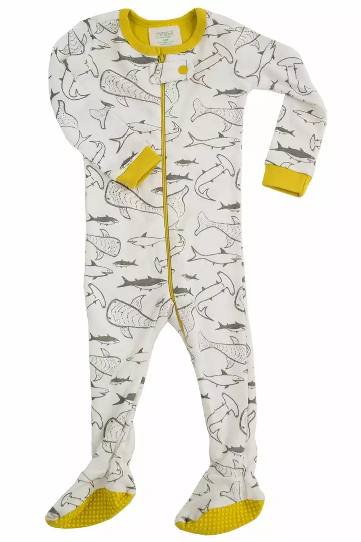 Mirasa Design Baby Footed Shark Onesie Kids' + Baby 2 Mirasa Design Baby Footed Shark Onesie Kids' + Baby