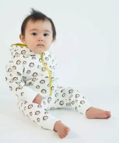 Mirasa Design Baby Monkey Hoodie - Celery Kids' + Baby