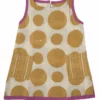Mirasa Design Kids' + Baby Baby Polka Dress - Forest Yellow