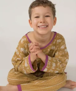 Mirasa Design Baby Stripe Pants - Forest Yellow Kids' + Baby