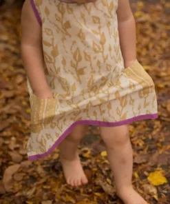 Mirasa Design Baby Vine Dress - Forest Yellow Kids' + Baby