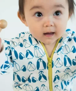 Mirasa Design Baby Penguin Hoodie - Celery 6 Mirasa Design Baby Penguin Hoodie - Celery