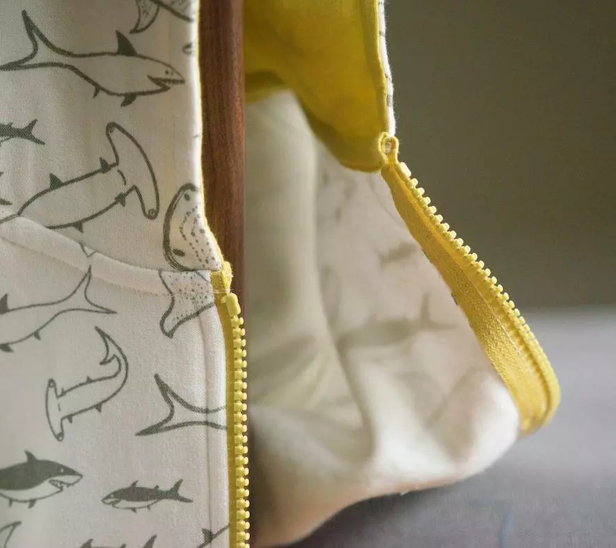 Mirasa Design Kids' + Baby Baby Shark Hoodie - Celery 3 Mirasa Design Kids' + Baby Baby Shark Hoodie - Celery