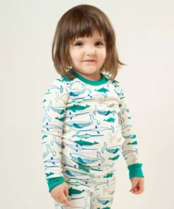 Mirasa Design Kids' Whale Pajama Set - Jade Kids' + Baby