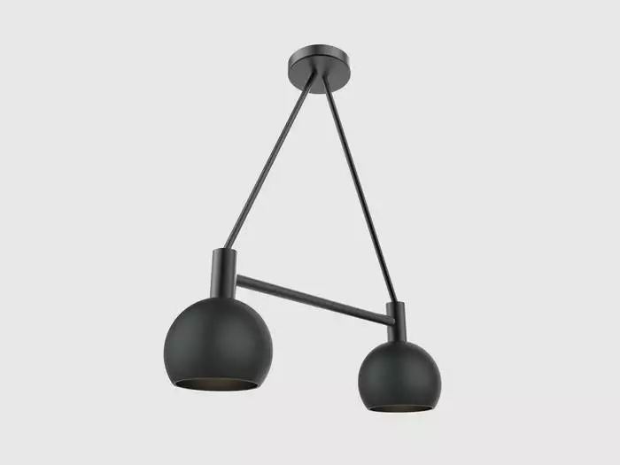 Dounia Home Mishal Chandelier - Gunmetal 2 Dounia Home Mishal Chandelier - Gunmetal