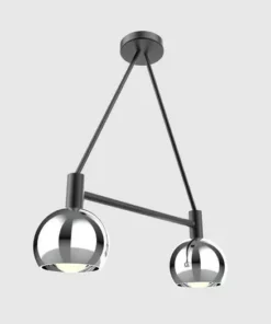 Dounia Home Mishal Chandelier - Silver