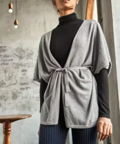 No Nasties Mist Relaxed Cardigan