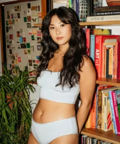 Mary Young Moana Bamboo Hip Bikini Underwear - Sky Blue Underwear + Bras 7 Mary Young Moana Bamboo Hip Bikini Underwear - Sky Blue Underwear + Bras