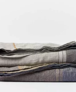 Coyuchi Mojave Linen Blanket - Gray