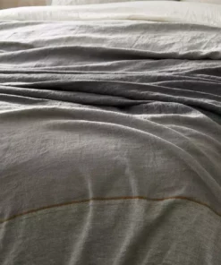 Coyuchi Mojave Linen Blanket - Gray