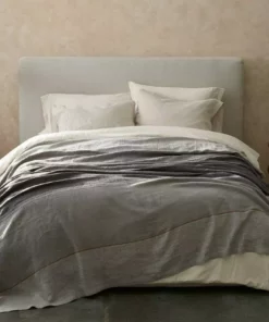 Coyuchi Mojave Linen Blanket - Gray