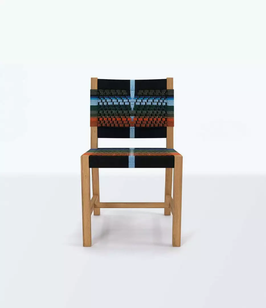 Masaya & Co. Monimbo Dining Chair - Mot Mot Pattern 2 Masaya & Co. Monimbo Dining Chair - Mot Mot Pattern