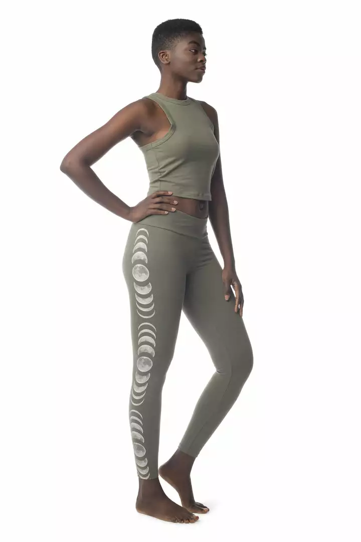 Synergy Organic Clothing Moon Phases Basic Legging - Kalamata 5 Synergy Organic Clothing Moon Phases Basic Legging - Kalamata