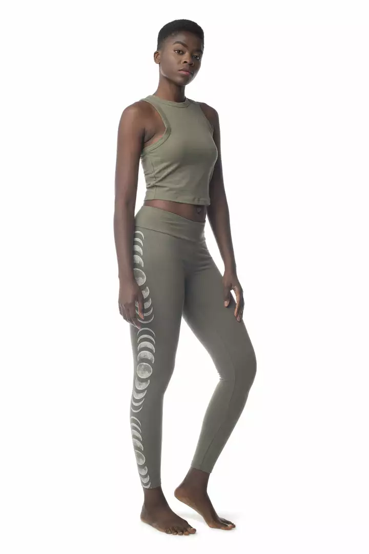 Synergy Organic Clothing Moon Phases Basic Legging - Kalamata 4 Synergy Organic Clothing Moon Phases Basic Legging - Kalamata