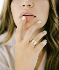 Sara Patino Jewelry Recycled Gold Moonlight Ring I