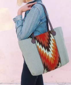 MZ Fair Trade After The Rain Wool Tote Bag