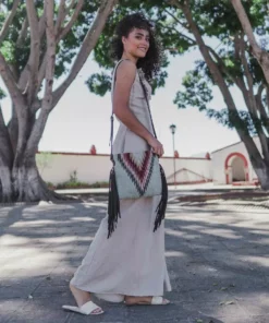 MZ Fair Trade Brisas Wool Fringe Bag Accessories