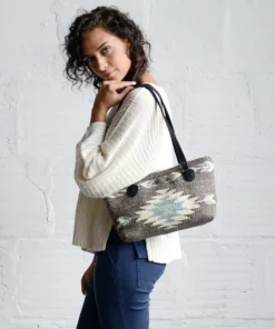 MZ Fair Trade First Frost Wool Shoulder Bag