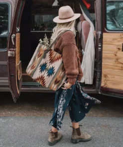 MZ Fair Trade Gemini Wool Tote Bag Accessories