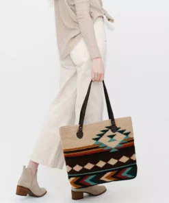MZ Fair Trade Accessories Great Plains Wool Tote Bag
